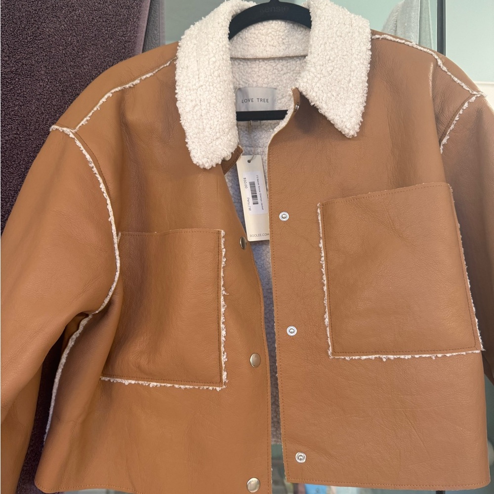 Sherpa lined jacket